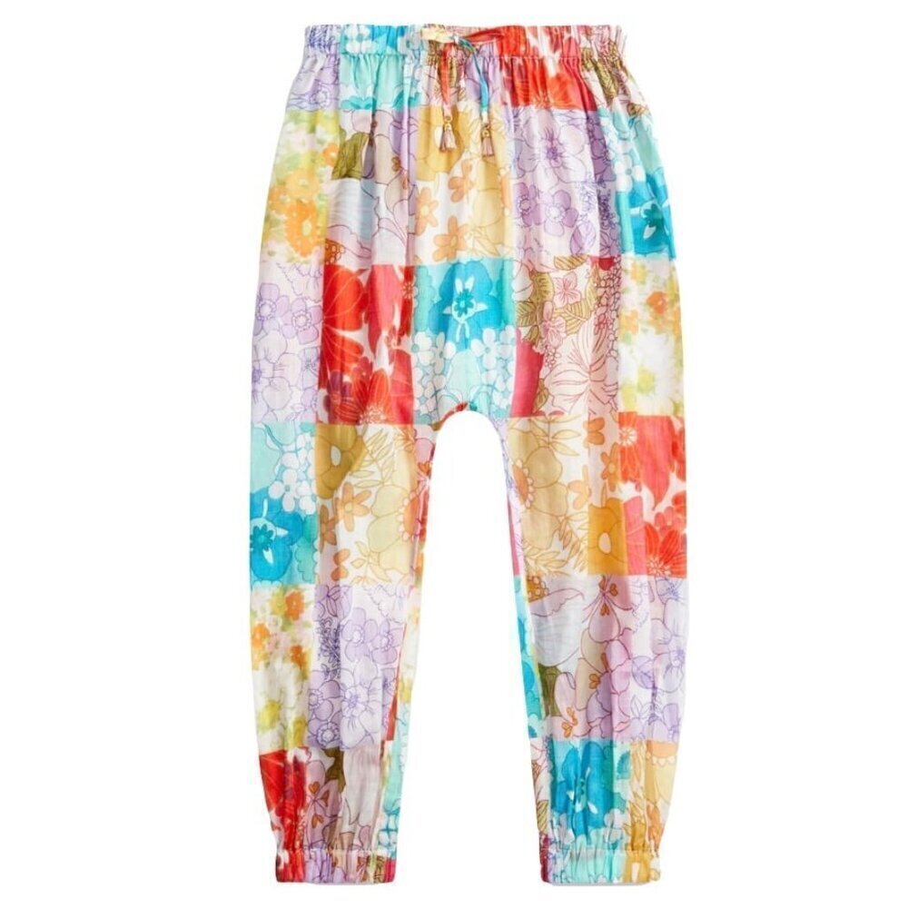 Zimmermann Kids Bells patchwork-effect floral-print cotton pants 4